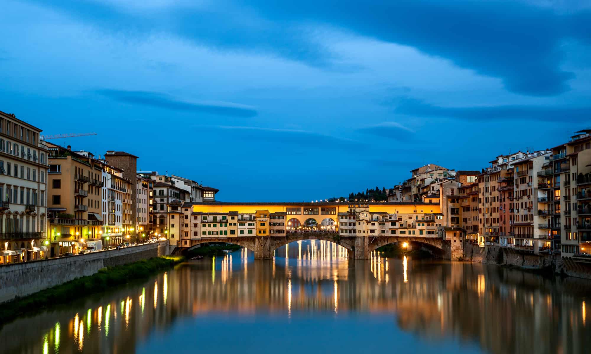 Broen Ponte Vecchio Firenze Italien